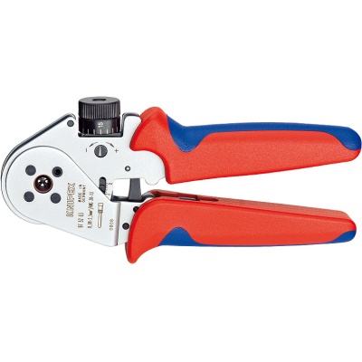 Knipex 97 52 63 Four-Mandrel Crimping Pliers for turned contacts