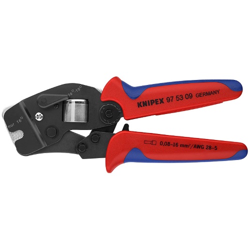 Knipex 97 53 09 SB Self-Adjusting Crimping Pliers for End Sleeves (ferrules) with front loading