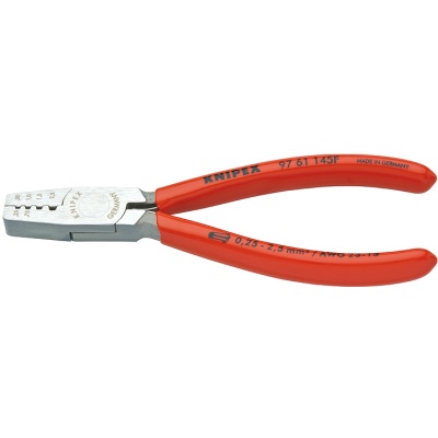 Knipex 97 61 145 F Crimping Pliers for end sleeves (ferrules)