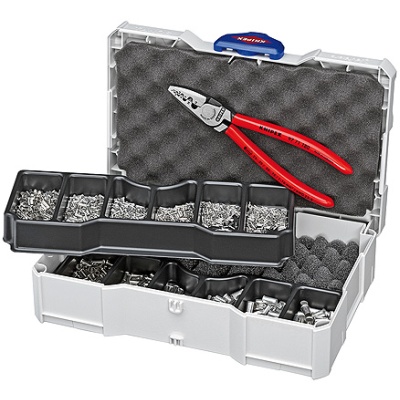 Knipex 97 90 05 Crimp Assortment for end sleeves (ferrules)