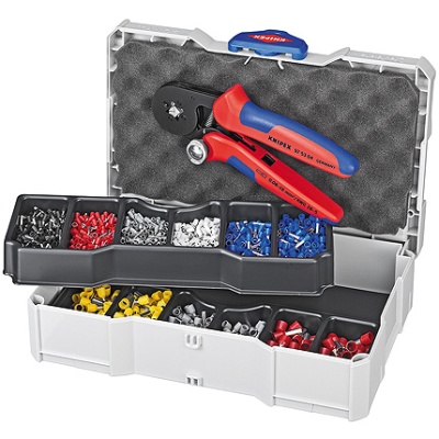 Knipex 97 90 09 Crimp Assortment for end sleeves (ferrules)