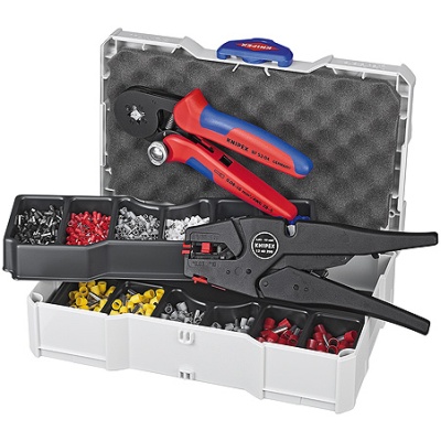 Knipex 97 90 10 Crimp Assortment for end sleeves (ferrules)