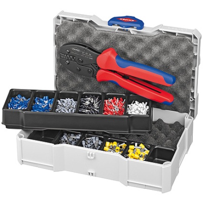Knipex 97 90 23 Crimp Assortment for end sleeves (ferrules)