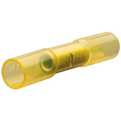 Knipex 97 99 252 Stootverbinders met krimpkous isolatie, geel, 4,0 - 6,0 mm