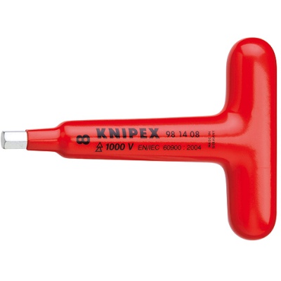 Knipex 98 14 05 Schroevendraaier voor binnenzeskantschroeven met T-greep, 5 mm