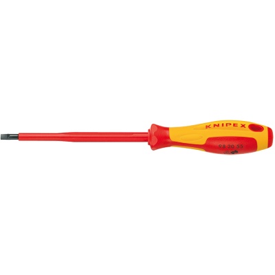 Knipex 98 20 25 Screwdrivers for slotted screws VDE, 2,5 mm