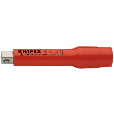 Knipex 98 45 125 Verlngerung mit Innen- / Auenvierkant 1/2", 125 mm