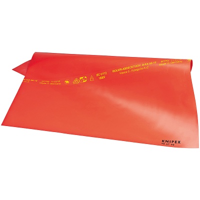 Knipex 98 67 05 Insulating Mat from rubber, 50 x 50 mm