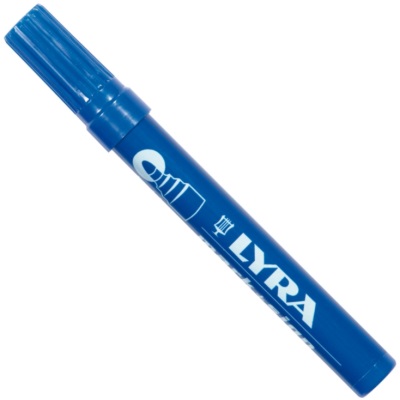 Lyra 112 Blue Marker Mark + Sign, 1-4 mm, blue