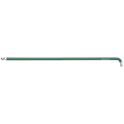 PB Swiss Tools 2212.L 2 GR Hex key long with ball-end, short tip, 2 mm, green