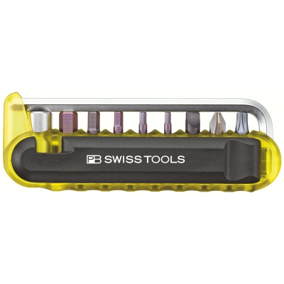 PB Swiss Tools 470.Yellow BikeTool, handige compacte fietstool, geel