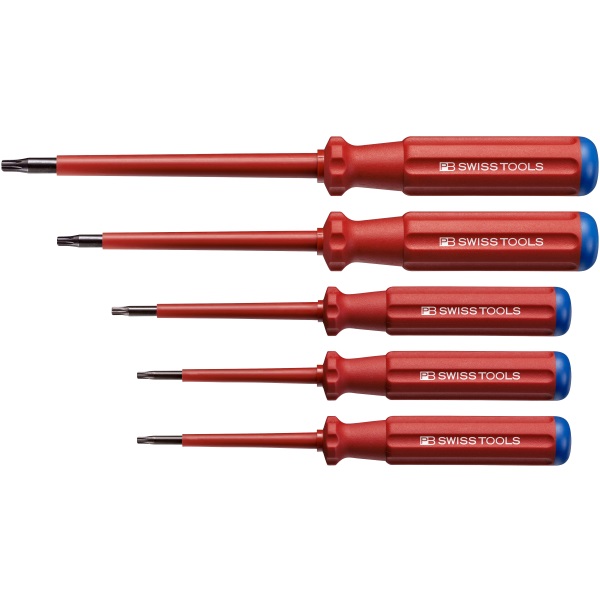 PB Swiss Tools 5549 Classic VDE screwdriverset, Torx, T9 - T25, 5 pieces