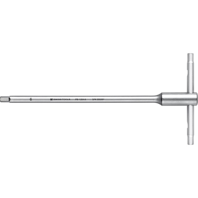 PB Swiss Tools 1204.6 Schraubendreher mit T-Griff, Inbus, 6 mm