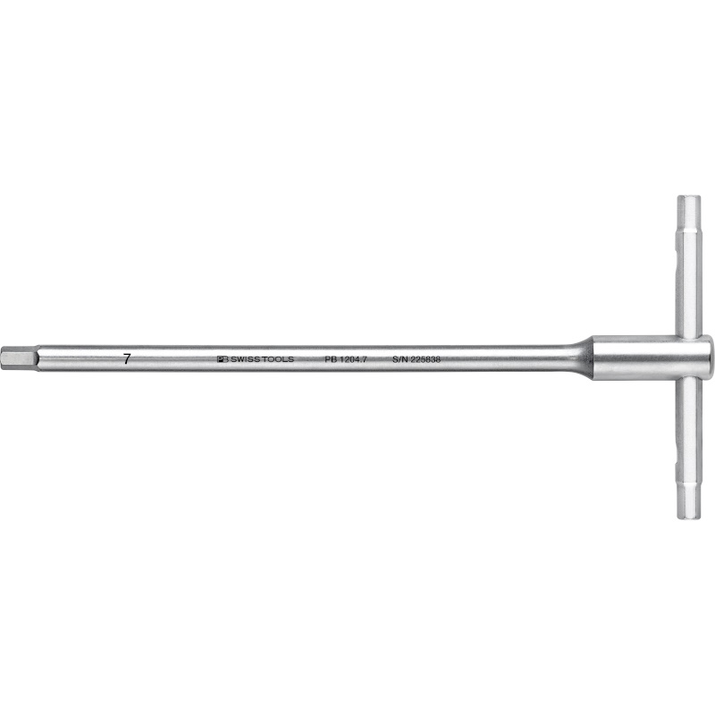 PB Swiss Tools 1204.7 Schraubendreher mit T-Griff, Inbus, 7 mm
