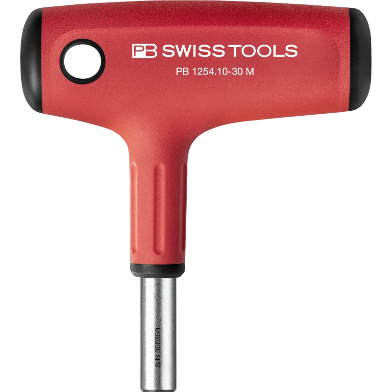PB Swiss Tools 1254.10-30 M T-handle with bitholder for 1/4" bits