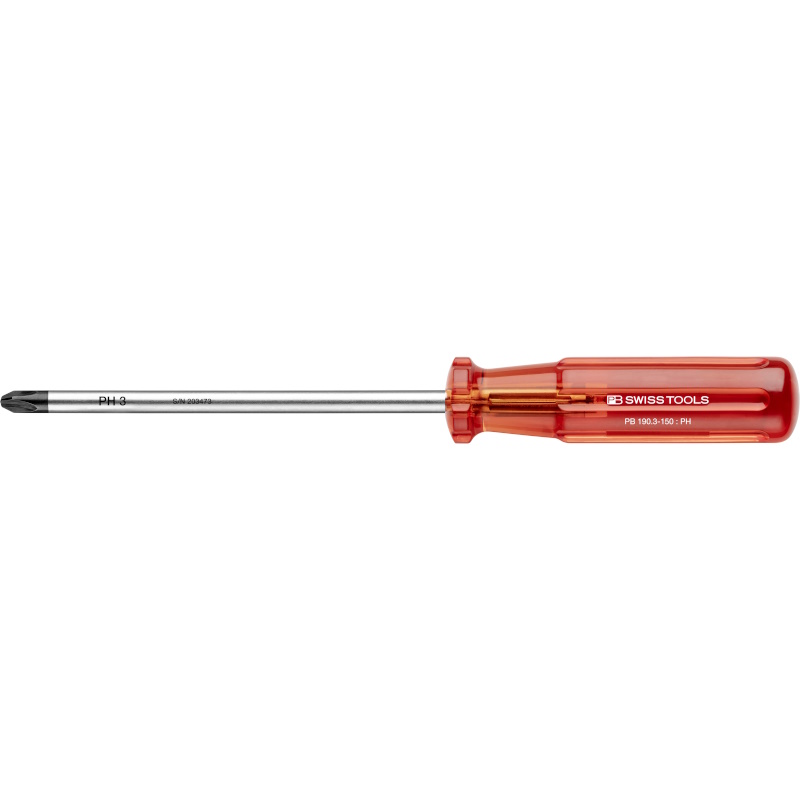 PB Swiss Tools 190.3-150 Classic screwdriver, Phillips size 3, blade 150 mm