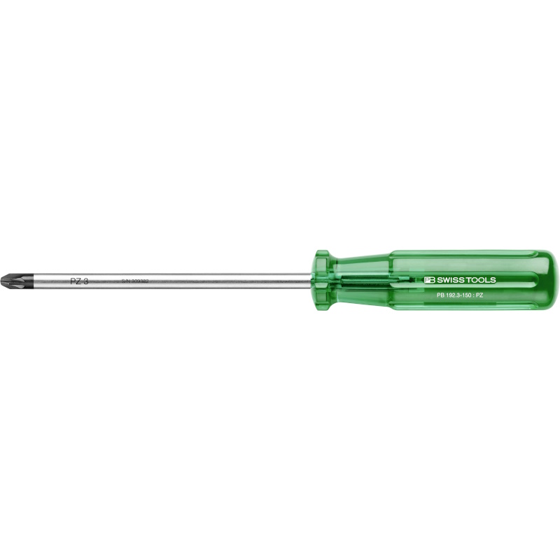 PB Swiss Tools 192.3-150 Classic screwdriver, Pozidriv size 3, blade 150 mm