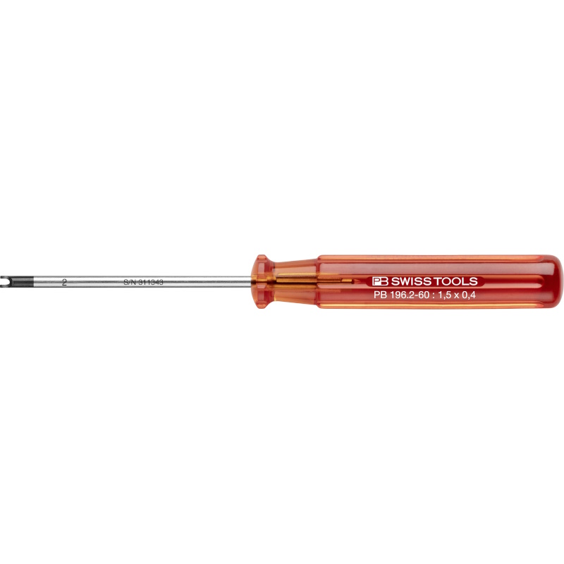 PB Swiss Tools 196.2-60 Screwdriver Classic for round nuts, size 2