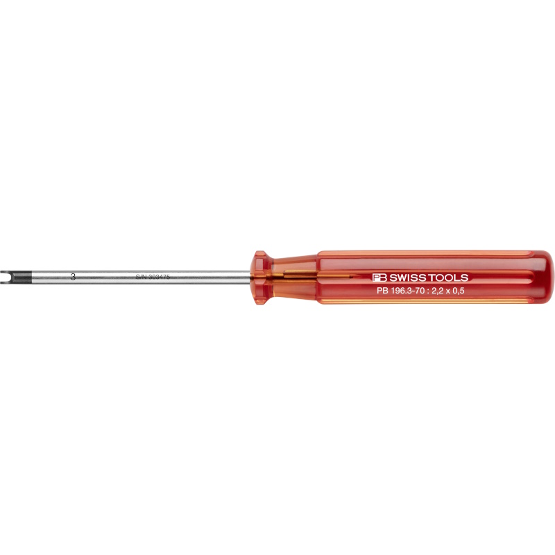 PB Swiss Tools 196.3-70 Screwdriver Classic for round nuts, size 3