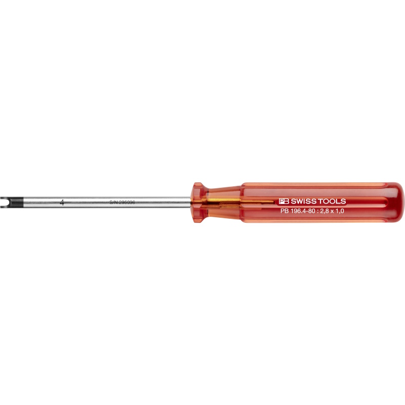 PB Swiss Tools 196.4-80 Screwdriver Classic for round nuts, size 4