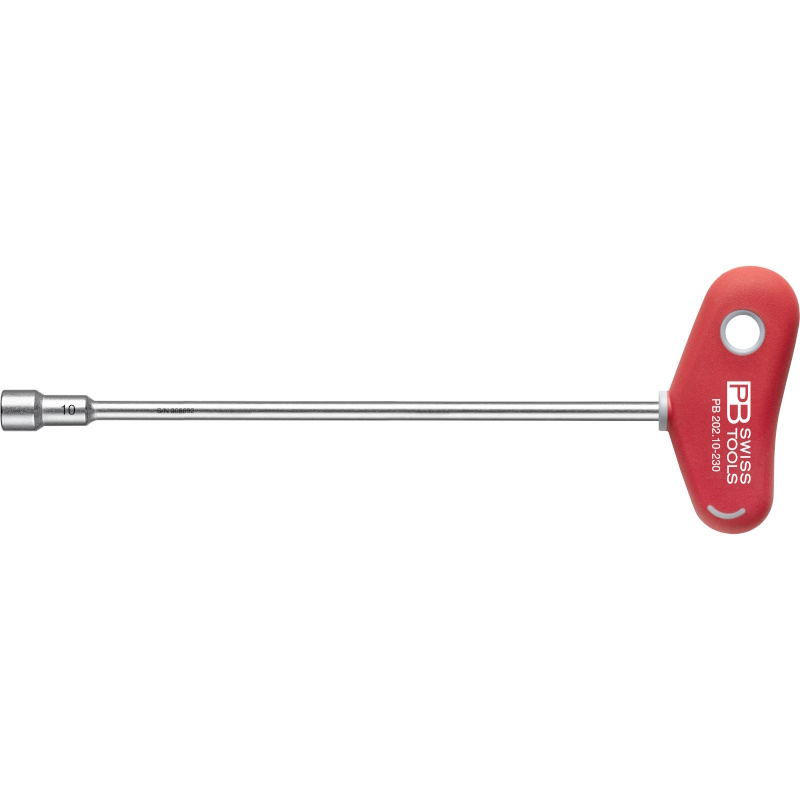PB Swiss Tools 202.10-230 Dopschroevendraaier met T-greep, 10 mm