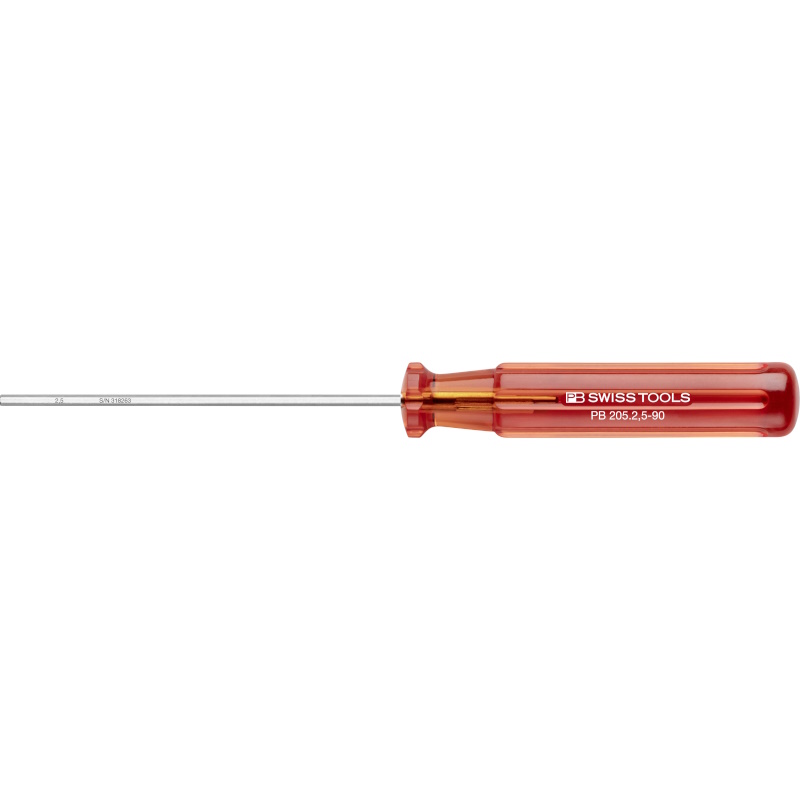 PB Swiss Tools 205.2,5-90 Classic screwdriver, Inbus 2,5 mm