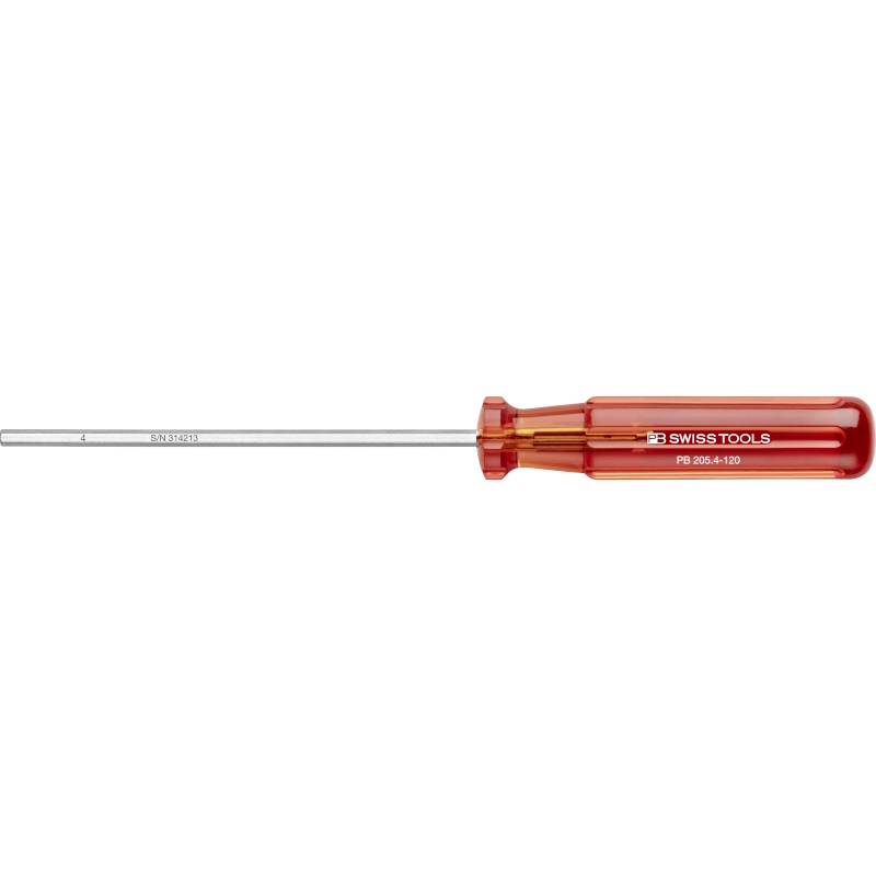 PB Swiss Tools 205.4-120 Classic screwdriver, Inbus 4 mm