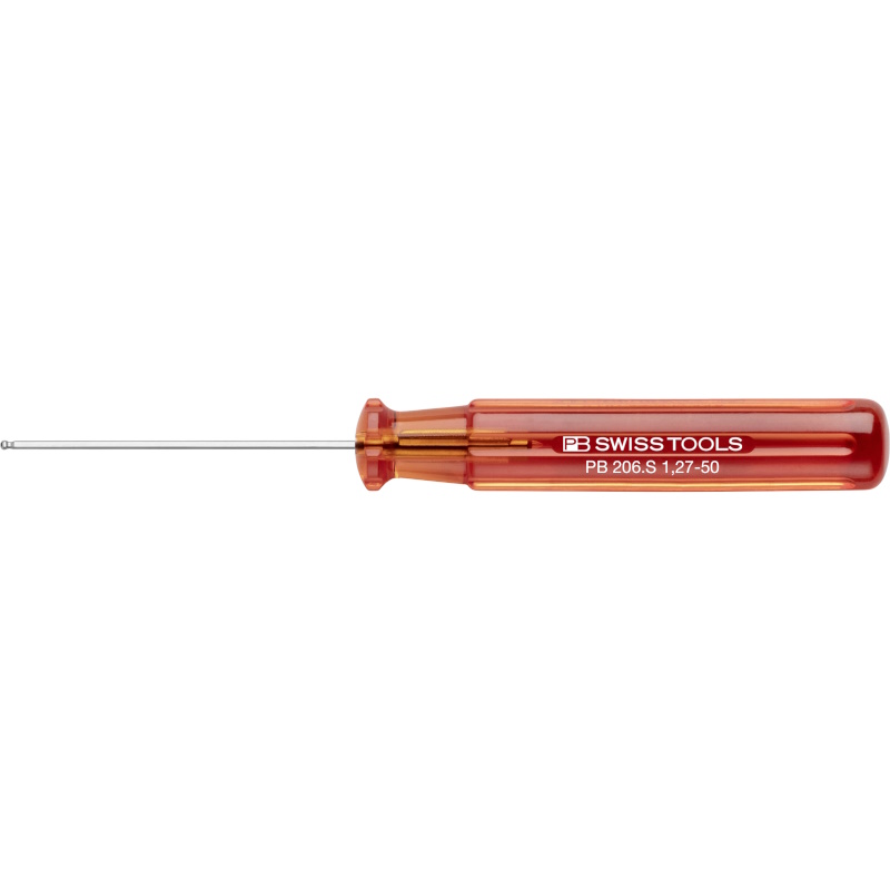 PB Swiss Tools 206.S 1,27-50 Classic screwdriver, Inbus with ball end 1,27 mm