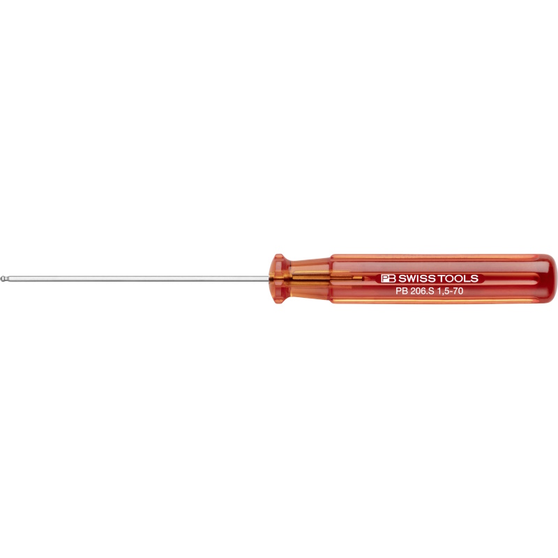 PB Swiss Tools 206.S 1,5-70 Classic screwdriver, Inbus with ball end 1,5 mm