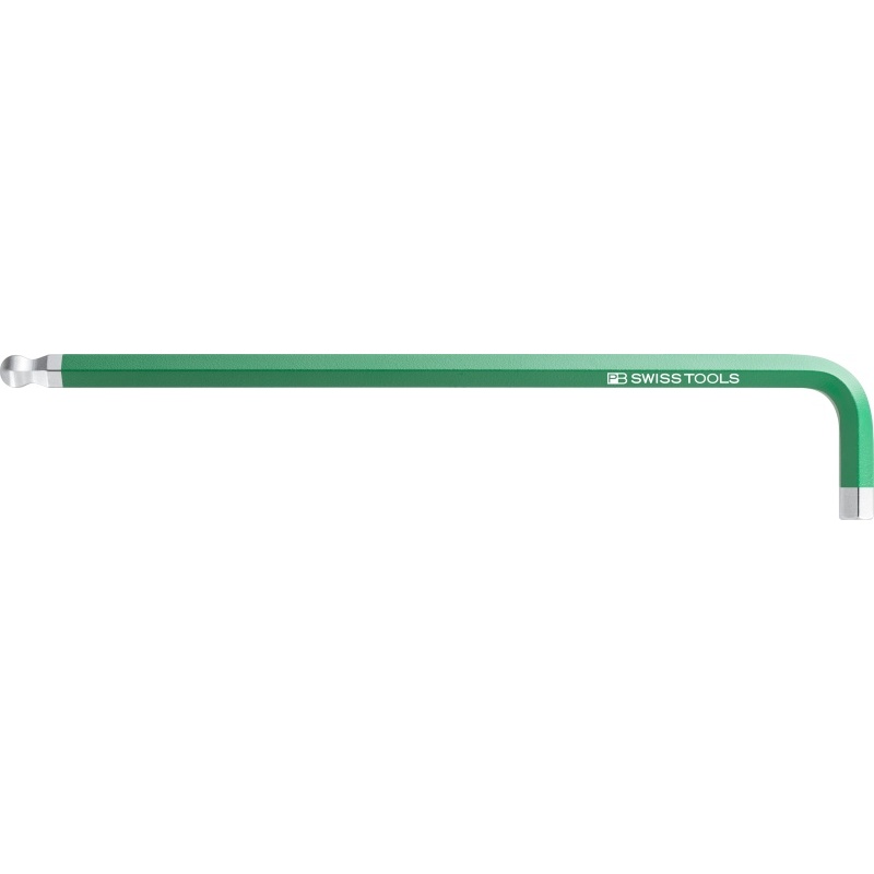 PB Swiss Tools 212Z.L 5/16 GR Hex key long with ball-end, 5/16", green