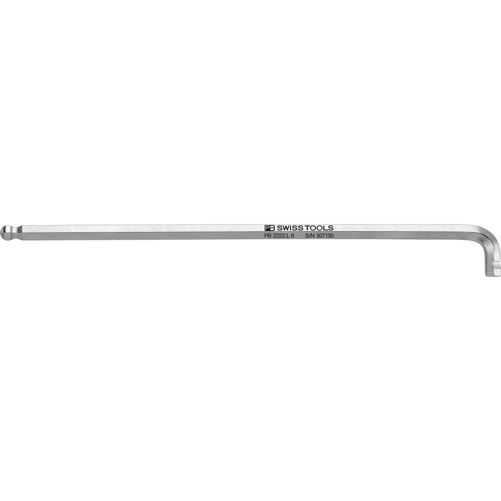PB Swiss Tools 2222.L 6 Hex key L-wrench, long, 90-100, 6 mm