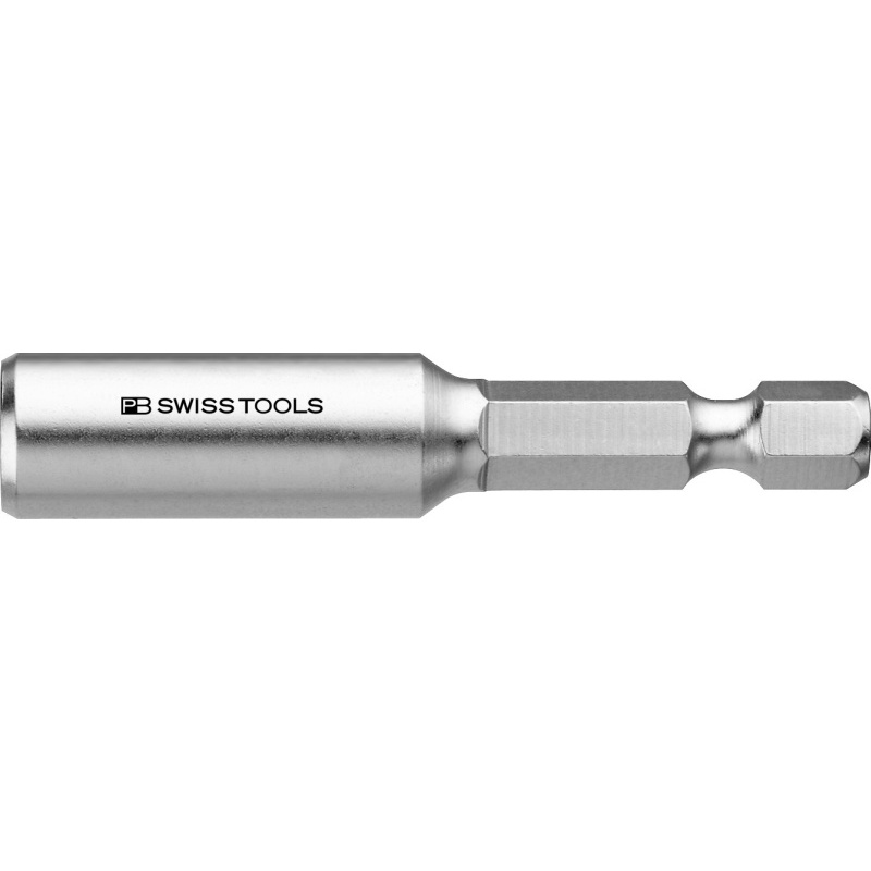 PB Swiss Tools 450 Universele bithouder met klemveer voor 1/4" bits, 57 mm lang