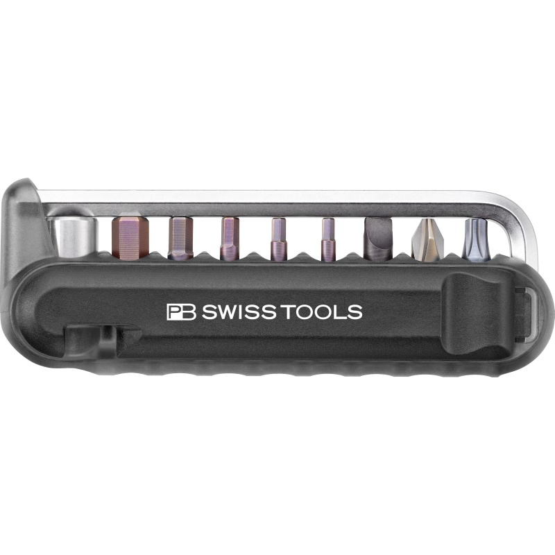 PB Swiss Tools 470.Black BikeTool, handige compacte fietstool, zwart