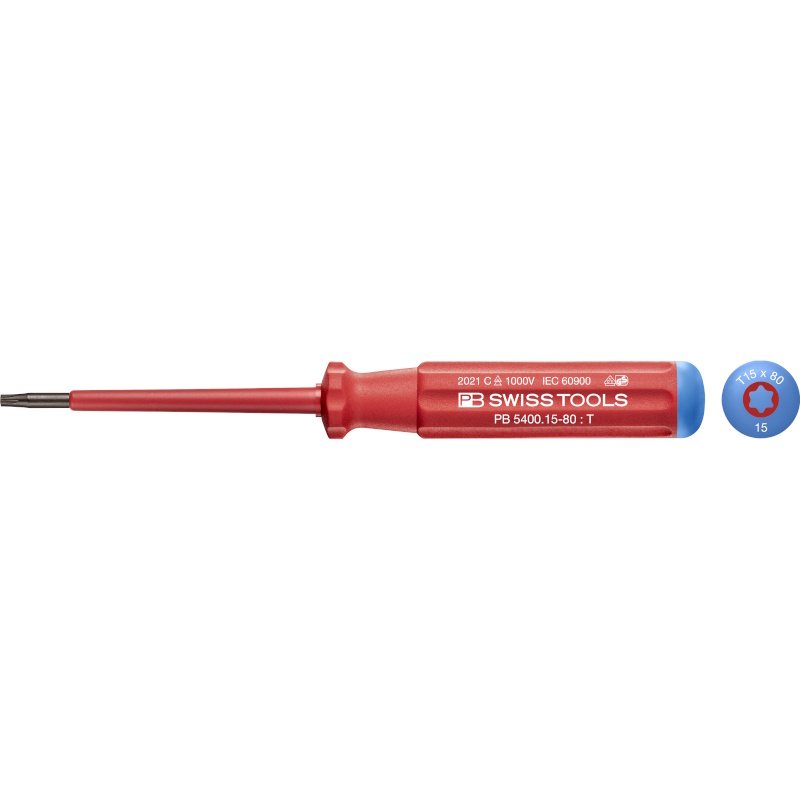 PB Swiss Tools 5400.15-80 Classic VDE screwdriver Torx size T15