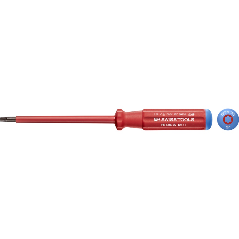 PB Swiss Tools 5400.27-125 Classic VDE screwdriver Torx size T27