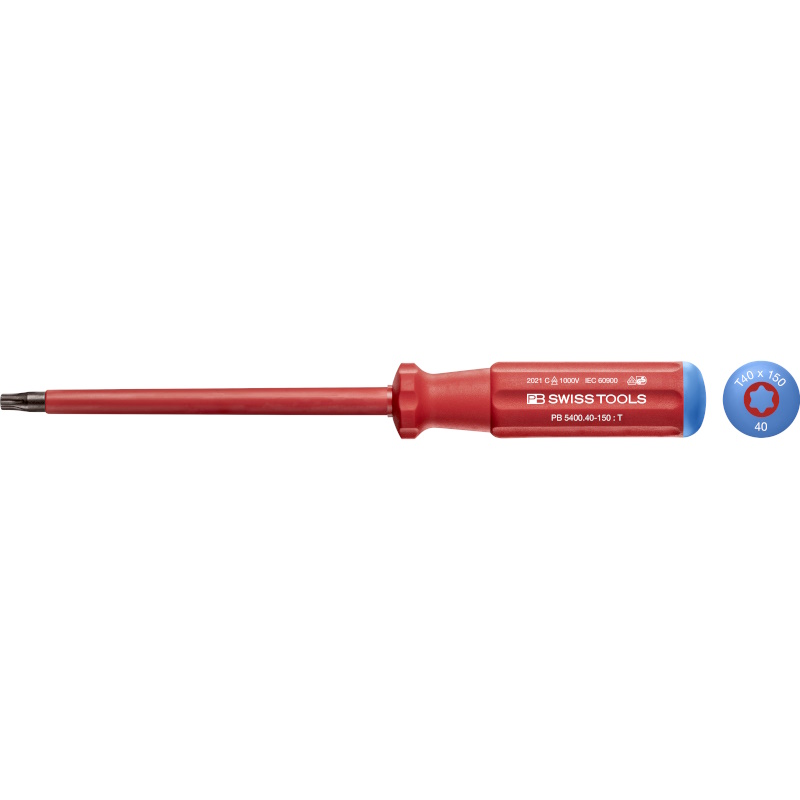 PB Swiss Tools 5400.40-150 Classic VDE screwdriver Torx size T40
