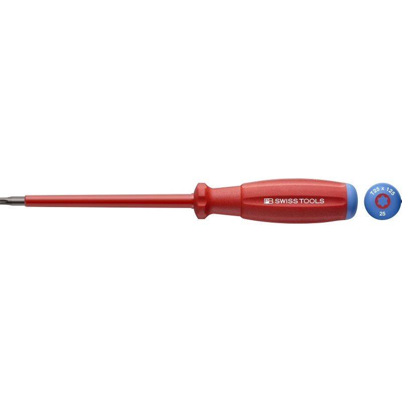 PB Swiss Tools 58400.25-125 SwissGrip VDE screwdriver, Torx, size T25
