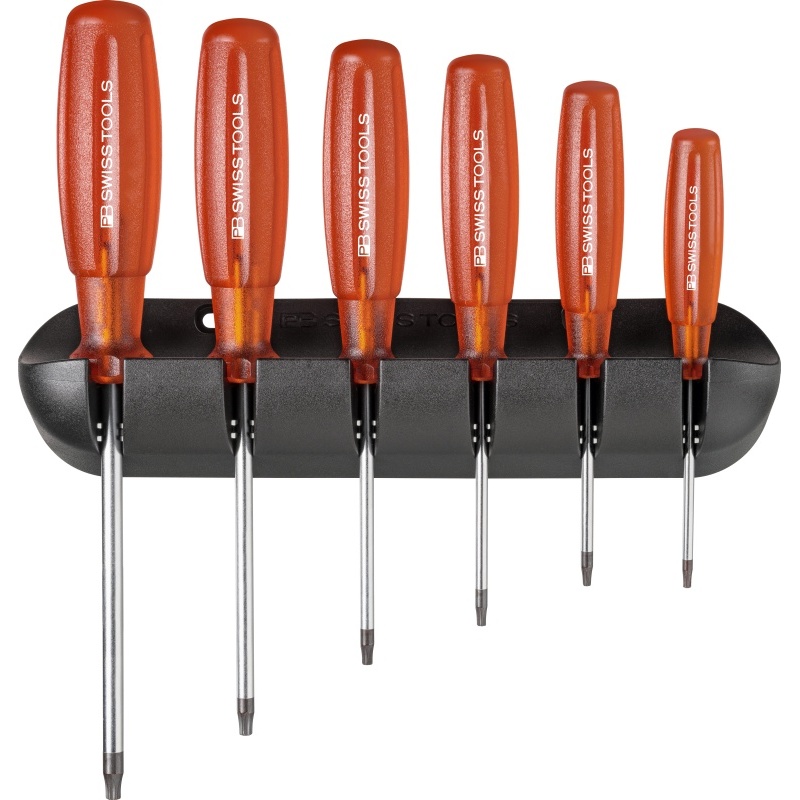 PB Swiss Tools 6440 Multicraft screwdriverset, Torx 8, 9, 10, 15, 20 and 25 in holder