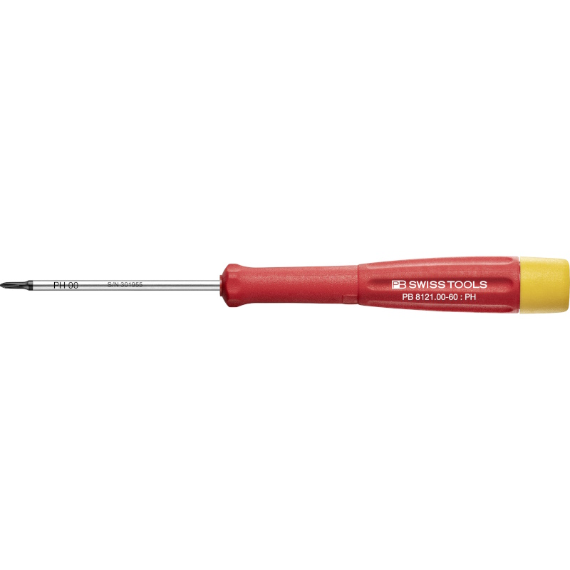 PB Swiss Tools 8121.00-60 Electronics screwdriver, Phillips, PH00