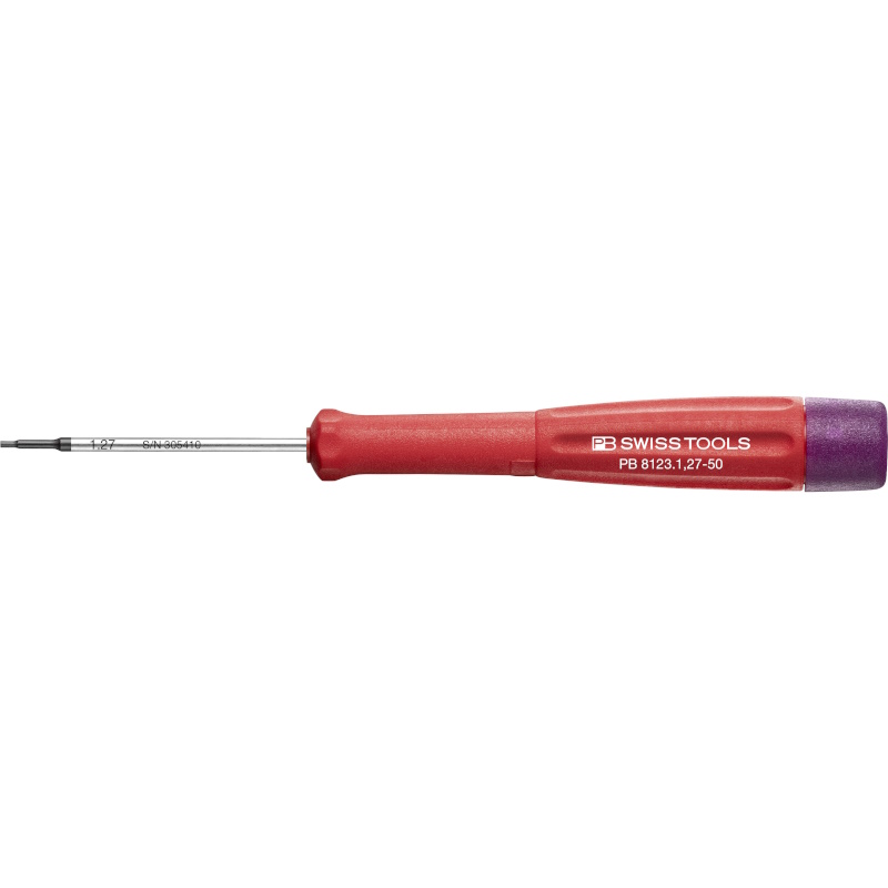 PB Swiss Tools 8123.1,27-50 Electronics screwdriver, Inbus, 1,27 mm