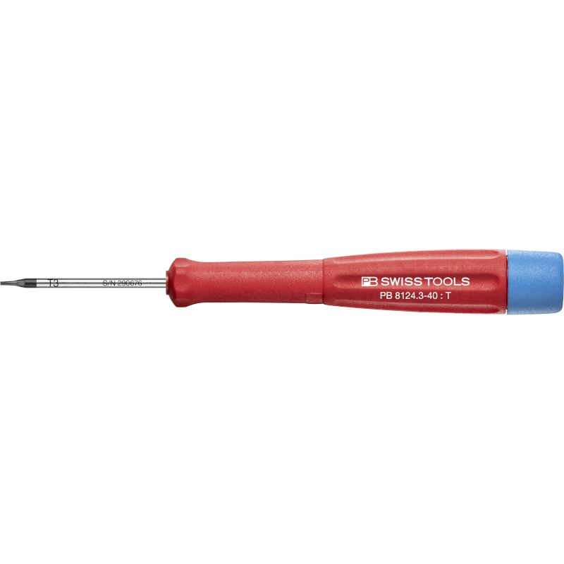 PB Swiss Tools 8124.3-40 Electronics screwdriver, Torx, T3