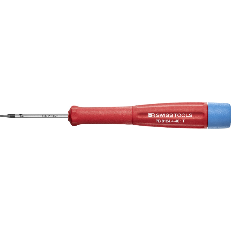 PB Swiss Tools 8124.4-40 Electronics screwdriver, Torx, T4