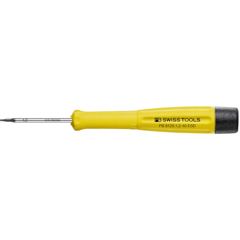 PB Swiss Tools 8129.1.2-40 ESD Elektronik-Schraubendreher, ESD, Pentalobe, 1,2 mm