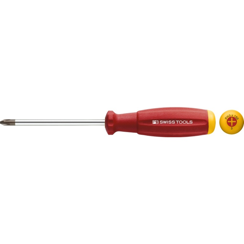 PB Swiss Tools 8190.3-150 SwissGrip screwdriver Phillips size PH3, standard