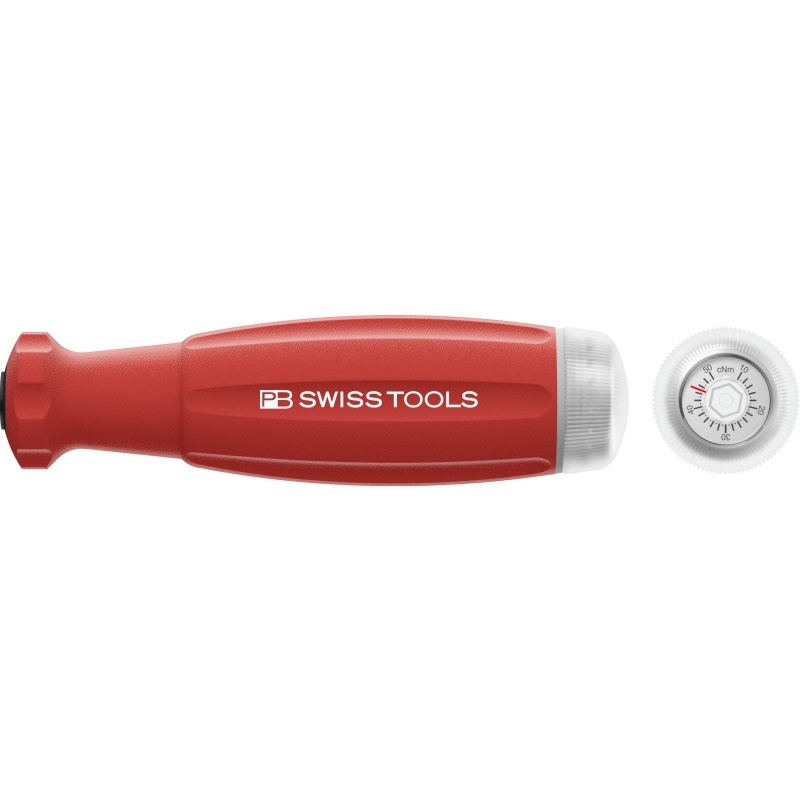 PB Swiss Tools 8316.A 10-50 cNm MecaTorque torque handle for PB 53 series blades, 10 - 50 cNm