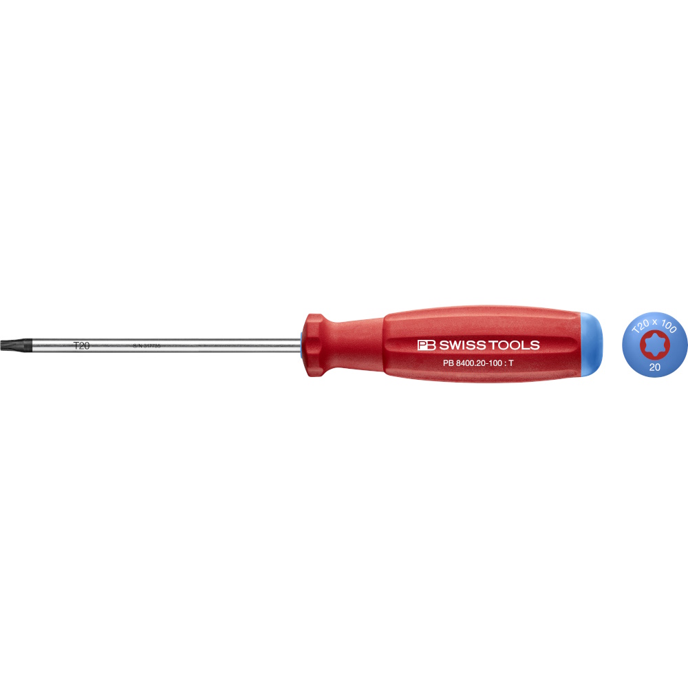 PB Swiss Tools 8400.20-100 SwissGrip screwdriver Torx size T20