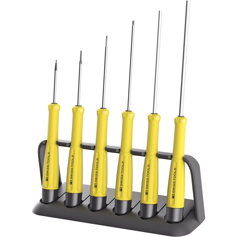PB Swiss Tools 8642.ESD Electronics screwdriver set, ESD, Inbus, 0,89 - 3,0 mm