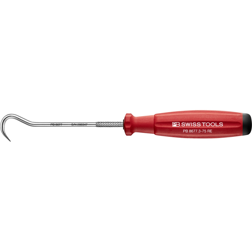 PB Swiss Tools 8677.3-75 RE Picktool SwissGrip with hook