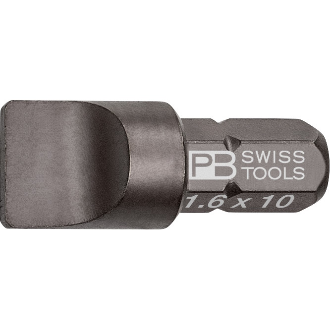 PB Swiss Tools C6.135/6 PrecisionBit Schlitz, 25 mm lang, gre 6 (1,6x10,0 mm)