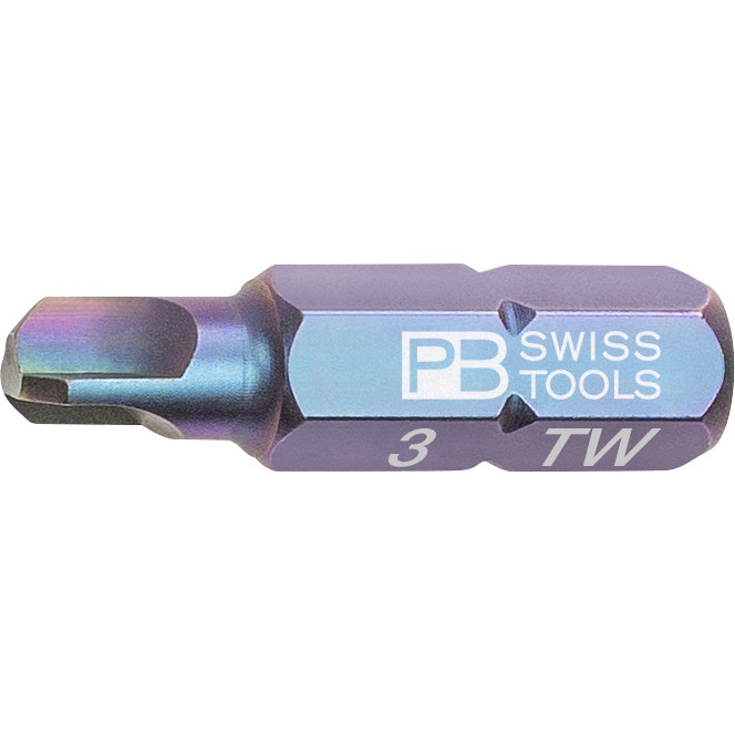 PB Swiss Tools C6.189/3 PrecisionBit Tri-wing, 25 mm lang, maat #3